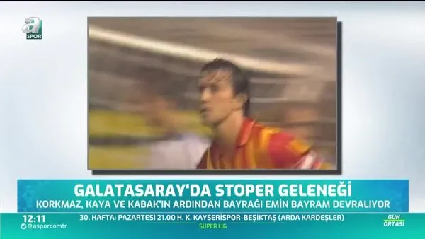 Galatasaray'da stoper geleneği