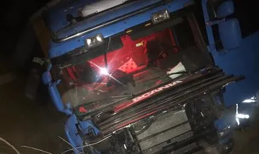 Kastamonu'da acı kaza: Çeltik tarlasına giren TIR'ın şoförü öldü! #kastamonu