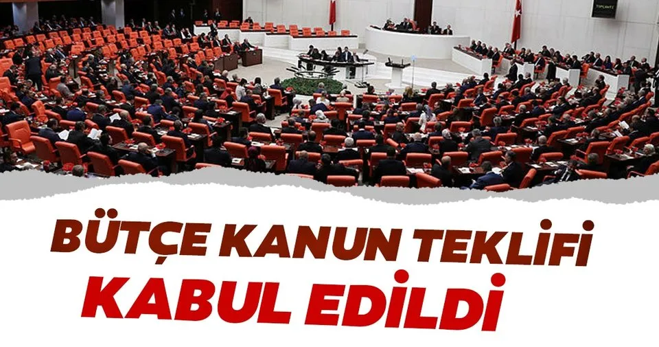 butce komisyonda kabul edildi
