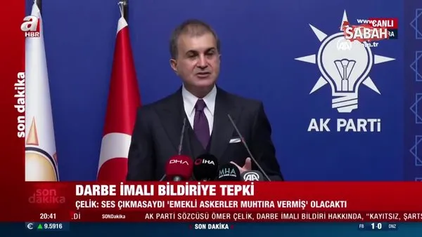 Son dakika: AK Parti Sözcüsü Ömer Çelik'ten skandal bildiriyle ilgili açıklama: Zaman ayarlı provokasyon | Video