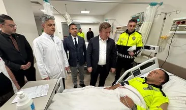 Erzincan'da ekip aracı takla attı: 3 polis memuru yaralandı! #erzincan