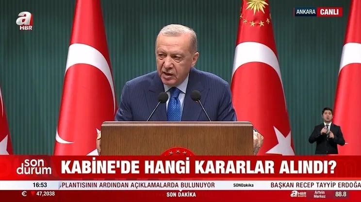 Cumhurbaşkanı Erdoğan