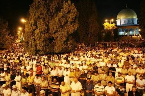 Mescid-i Aksa’da Ramazan coşkusu