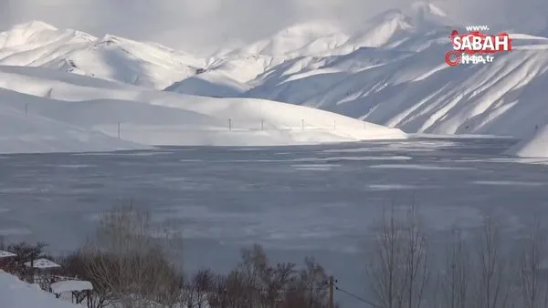 Dilimli Barajı tamamen dondu | Video