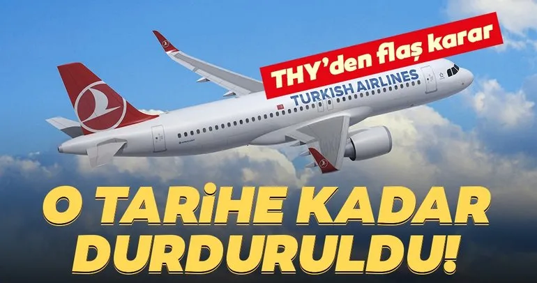 Son dakika haberi | Türk Hava Yolları dış hat seferlerini iptal etti