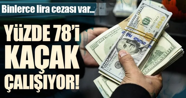 Türkiye’deki döviz bürolarının yüzde 78`i kaçak