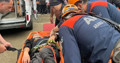 Çamlıhemşin'de zipline kazası! 1 kişi iskelede dengesini kaybederek yaralandı #rize
