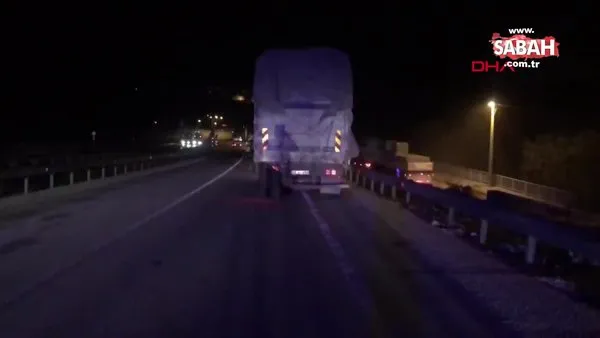 Afyonkarahisar'da minibüs, kamyonla çarpıştı: 1 ölü, 2 yaralı