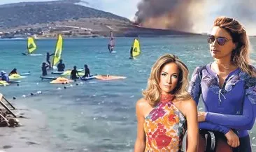 Sörf okulları kül oldu #izmir