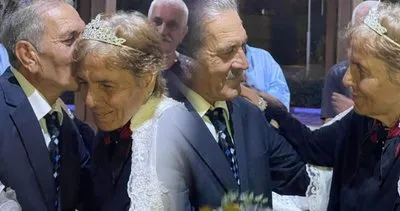 Huzurevinde aşkı buldular! Gelin 79 damat 63 yaşında!