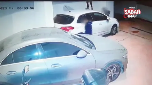 Maltepe’de otoparkta iğrenç olay! Dışkılarını arabalara sürdüler | Video