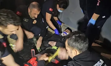 Asansör boşluğuna düşen genç ağır yaralandı #bursa