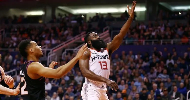 Phoenix Suns - Houston Rockets maçında James Harden şov!
