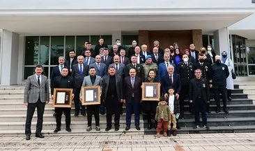 Trabzon’da şehit aileleri ve gazilere devlet övünç madalyası verildi