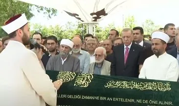 Başkan Erdoğan, Yazar Rıdvan Kaya’nın babası Hacı Nimet Kaya’nın cenazesine katıldı