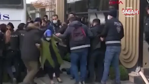 Boğaziçi'nde yine provakasyon! HDP'liler polislere saldırdı | Video