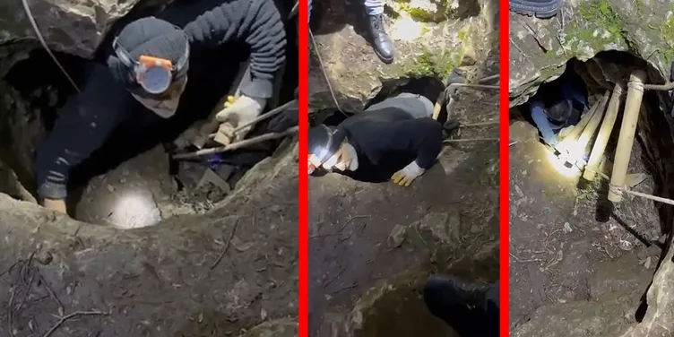 Papa’nın geleceğini duyunca harekete geçtiler! Ölüm çukurunda gece yarısı şok görüntü!