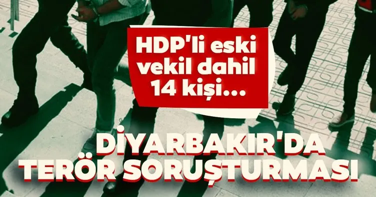 Son dakika: Aralarında HDP’li eski Siirt Milletvekili Hatice Kocaman ve bazı HDP’lilerin de bulunduğu 14 kişi yakalandı