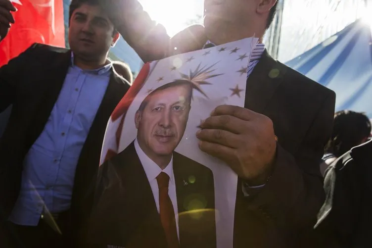 Cumhurbaşkanı Erdoğan’a ABD’de coşkulu karşılama