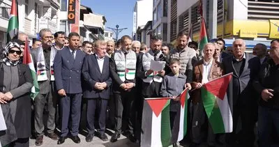 Ağrı’da, İsrail’in Filistin’deki insan hakları ihlalleri konulu resim sergisi ve basın açıklaması düzenlendi #agri