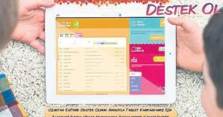 Eğitime bir tablet de senden olsun