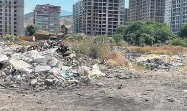 Örnekköy’de çöp yığınları #izmir