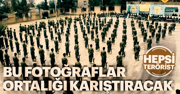 Bu fotoğraflar ortalığı karıştıracak! Hepsi terörist...