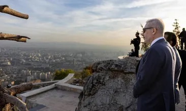 Bakan Fidan ve Şeybani Kasyun Dağı’ndan Şam’ı seyretti