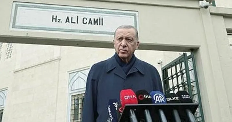 Başkan Erdoğan, cuma namazını Hazreti Ali Camisi’nde kıldı
