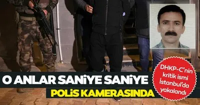 DHKP-C’nin sözde Türkiye sorumlusu böyle gözaltına alındı! O anlar polis kamerasında