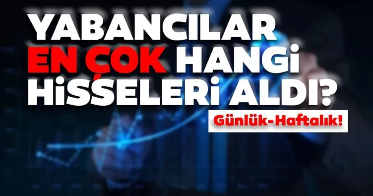 Borsa İstanbul’da günlük-haftalık yabancı payları 07/09/2020