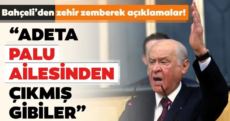 MHP Lideri Bahçeli'den çok konuşulacak Palu ailesi benzetmesi!