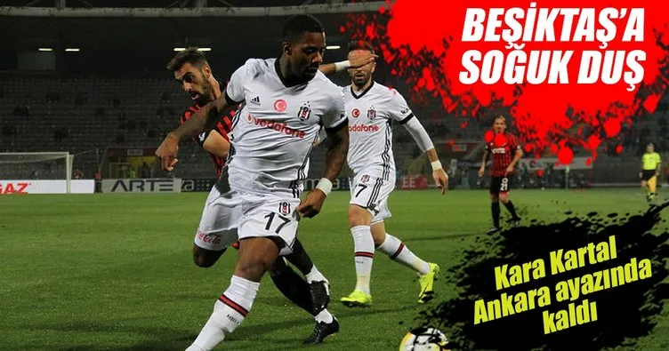 Beşiktaş’a Gençlerbirliği şoku