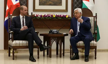 Prens William, Mahmud Abbas ile görüştü