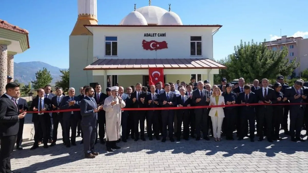 Adalet Camisi'nin açılışını Adalet Bakanı Yılmaz Tunç yaptı