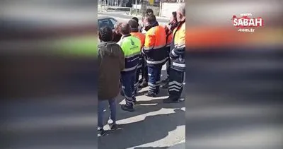 İBB ile Maltepe Belediyesi işçileri birbirine girdi… Çöp kavgası kamerada | Video