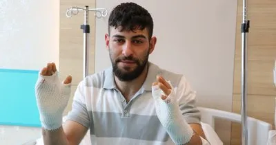 Hararet yapan aracına müdahale ederken hastanelik oldu #erzurum