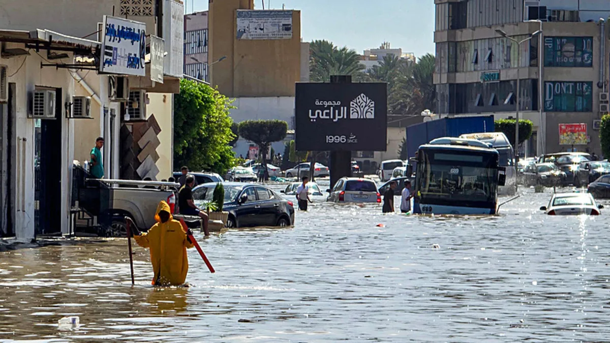 Libya’yı sel vurdu: 2 ölü