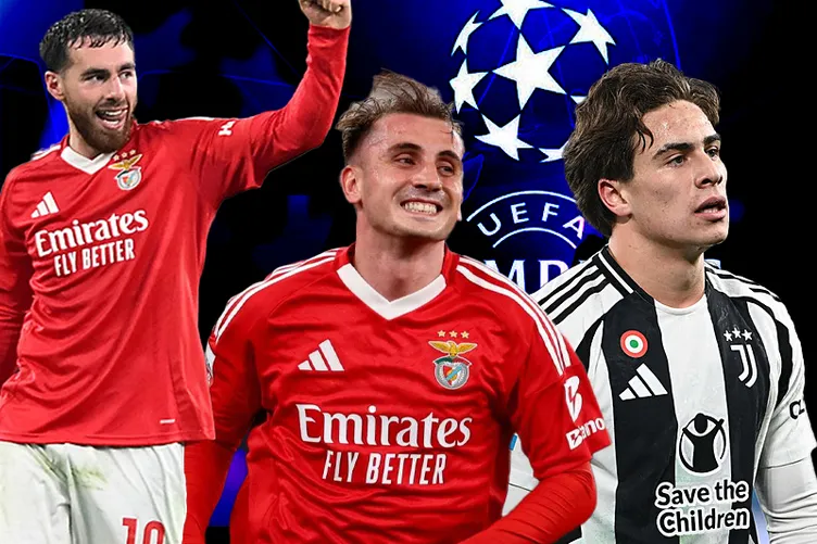 Şampiyonlar Ligi’nde Orkun ve Kerem Aktürkoğlu, Kenan’ın Juventus’unu yıktı! İşte son 16’ya ve play-off’a kalan takımlar