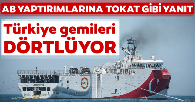 Türkiye gemileri dörtlüyor