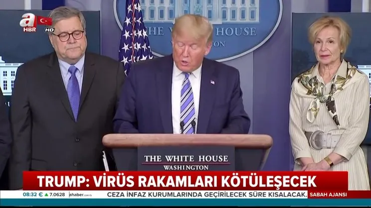 ABD Başkanı Trump'tan korkutan corona virüsü salgını açıklaması | Video