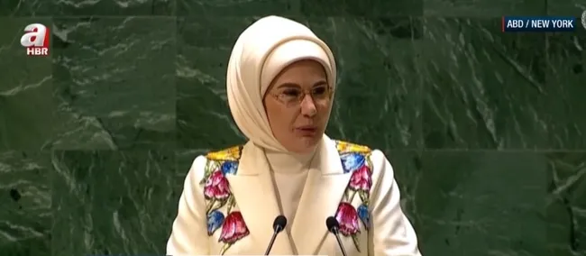 Emine Erdoğan'dan BM Genel Sekreteri Guterres ile görüşmesinde önemli mesaj: Uluslararası toplum Gazze'de kötü sınav verdi!