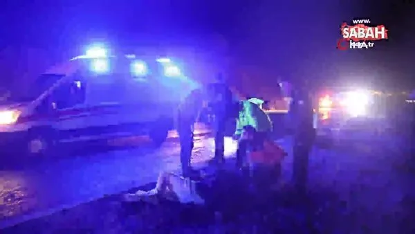 Ters şeride giren alkollü sürücü dehşet saçtı: 8 yaralı | Video