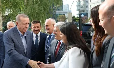 Başkan Erdoğan AK Parti Genel Merkezi’nde
