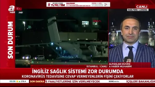 Son dakika! Türkiye'den İngiltere'ye yardım | Video
