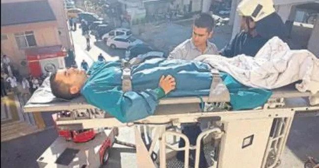 Hastanede yangın tatbikatı yapıldı