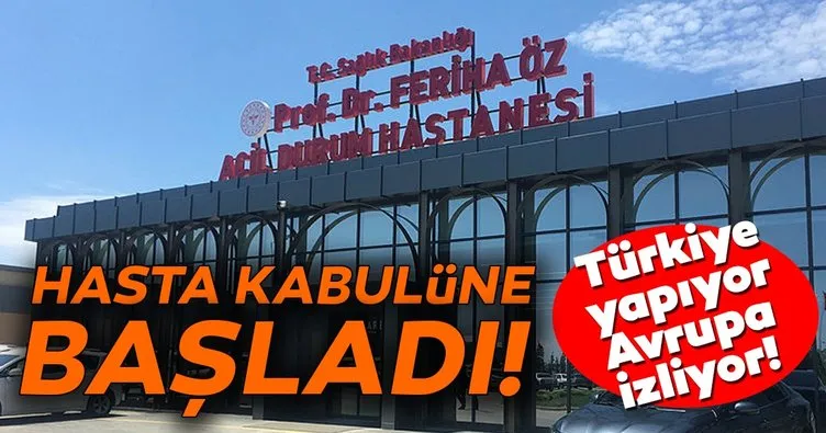 Türkiye yapıyor Avrupa izliyor! Sancaktepe Prof. Dr. Feriha Öz Acil Durum Hastanesi hasta kabulüne başladı
