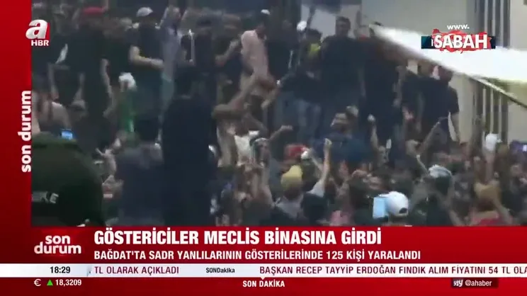 SON DAKİKA | Irak Meclisi'ndeki oturumlar askıya alındı | Video