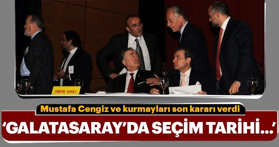 Galatasaray Da Secim Tarihi Belli Oldu Spor Haberleri