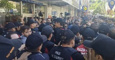 Hakkari’de izinsiz yapılan yürüyüşe polis müdahale etti